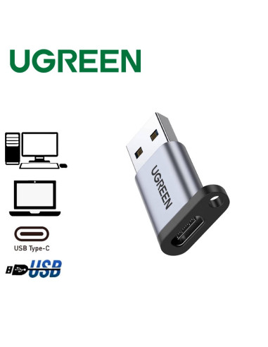 ADAPTADOR USB UGREEN USB 3.0 A USB TIPO C (...