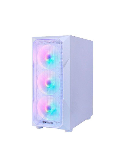 CASE GAMER HALION STUKA CR11 WHITE ( CR11 ) 500W -  LED-RAINBOW