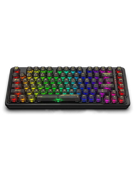 TECLADO GAMER REDRAGON ELF PRO ( K649CTB-RGB-PRO ) SWITCH CRYSTAL | WIRELESS - BT - USB | LED-RGB