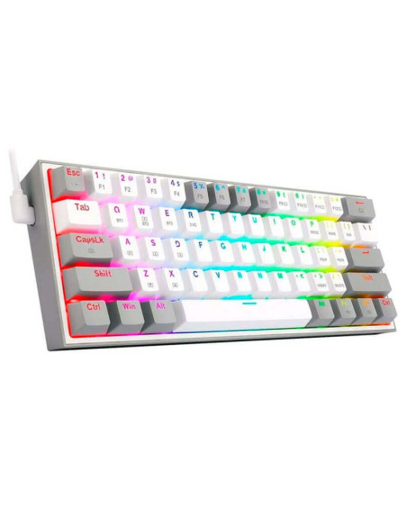 TECLADO GAMER REDRAGON FIZZ PRO ( K616-RGB WG-SP ) WIRELESS - BT  | SWITCH RED | LED-RGB
