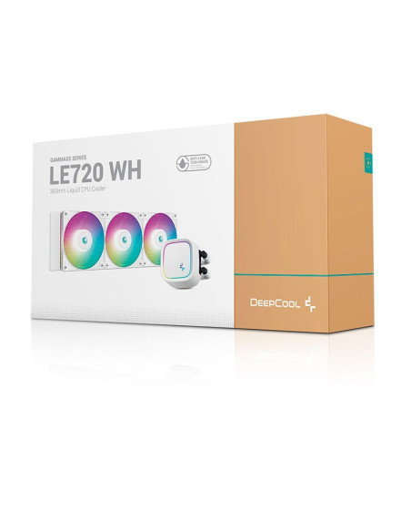SISTEMA DE ENFRIAMIENTO LIQUIDO DEEPCOOL GAMMAXX LE720 WHITE ( R-LE720-WHAMMN-G-1 ) LED-ARGB