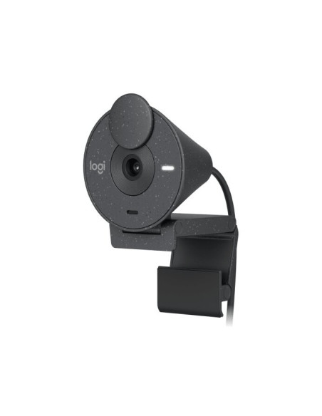 CAMARA WEB LOGITECH BRIO 300 ( 960-001413 ) FULL HD 1080P - 30FPS | USB-C | BLACK