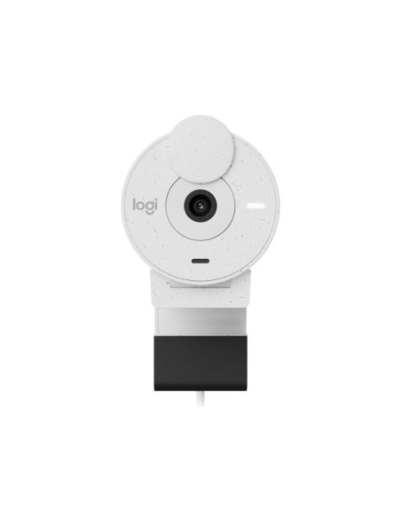 CAMARA WEB LOGITECH BRIO 300 WHITE ( 960-001440 ) FULL HD 1080P - 30FPS | USB-C
