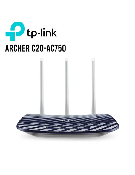 ROUTER INALAMBRICO TP LINK ARCHER C20 AC750 DOBLE BANDA