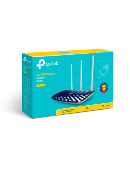 ROUTER INALAMBRICO TP LINK ARCHER C20 AC750 DOBLE BANDA