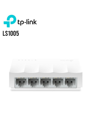 SWITCH TP-LINK (LS1005) DE ESCRITORIO DE 5 PUERTOS