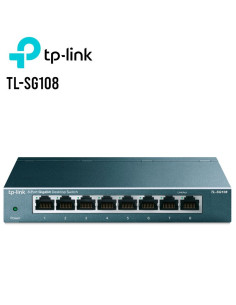 SWITCH TP-LINK 8 PUERTOS TL-SG108 10/100/1000MBPS METALICO