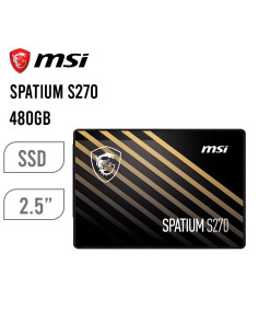 DISCO SOLIDO SSD MSI 480GB SPATIUM S270 ( SPATIUM S270 )...