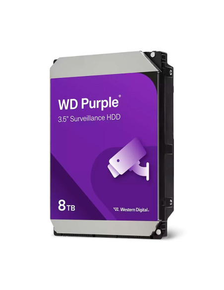 DISCO DURO WESTERN DIGITAL 8TB PURPURA (WD85PURZ) VIDEOVIGILANCIA 5640RPM|256MB