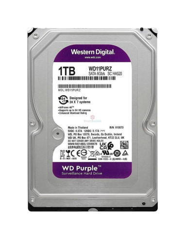 DISCO DURO WESTERN DIGITAL 1TB PURPLE 5400 RPM...