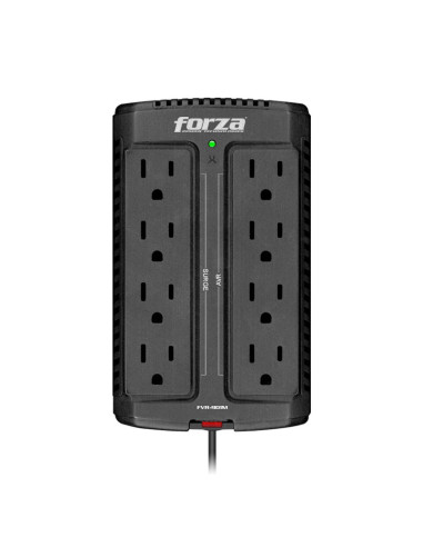 ESTABILIZADOR FORZA 8 TOMAS ( FVR-902 ) 900VA/450W