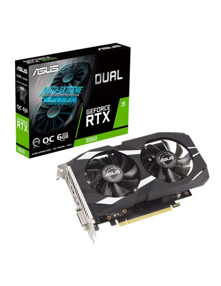 TARJETA DE VIDEO ASUS DUAL RTX 3050 6GB OC GDDR6(DUAL-RTX3050-O6G) 96 BIT