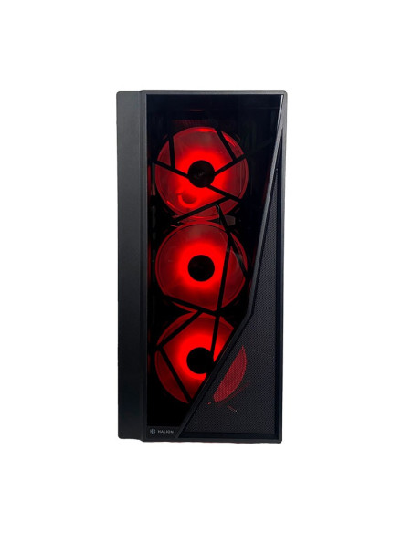 CASE GAMER HALION ARIES A09 ( ARIES-A09 ) 600W | VIDRIO TEMPLADO | 4 LED-ARGB