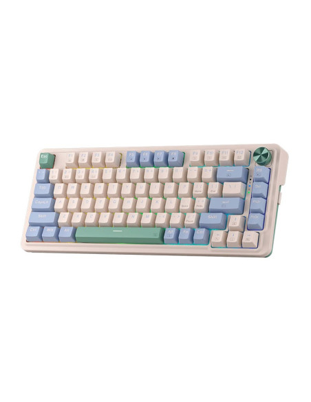 TECLADO GAMER REDRAGON UCAL PRO-RGB WIRELESS INGLES K673CPG PASTEL