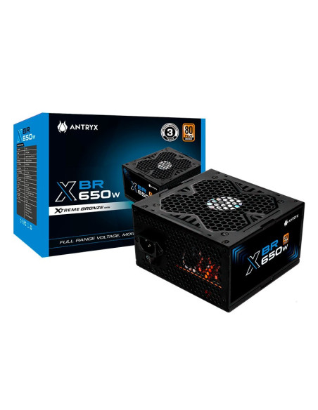 FUENTE DE PODER ANTRYX 650W ( XBR-650 ) 80 PLUS BRONZE
