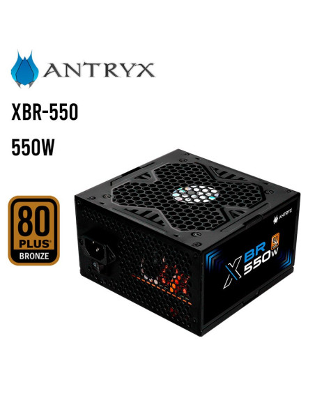 FUENTE DE PODER ANTRYX 550W ( XBR-550 ) 80 PLUS BRONZE