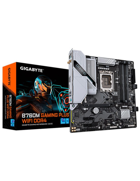 MAINBOARD GIGABYTE B760M GAMING PLUS WIFI DDR4 (B760M GP WIFI DDR4) LGA 1700