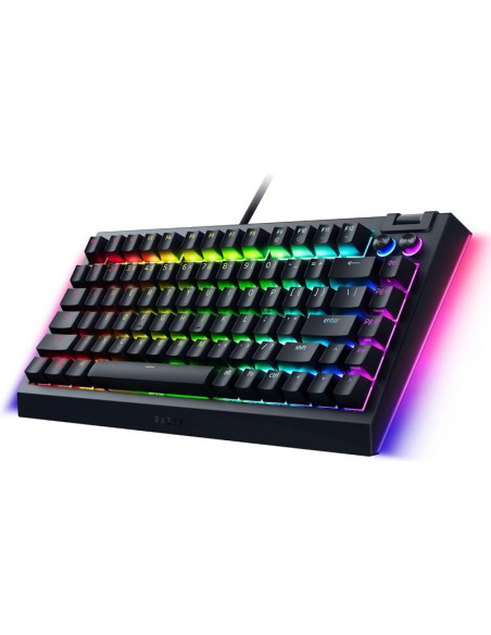 TECLADO RAZER BLACKWIDOWS V4 75% ( RZ03-05000200-R3U1 ) SWITCH RAZER TACTILE ORANGE | LED-RGB CHROMA RGB