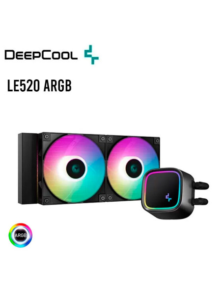 SISTEMA DE ENFRIAMIENTO LIQUIDO DEEP COOL LE520 ARGB ( R-LE520-BKAMMN-G-1 ) AM5 - LGA 1700 | LED-ARGB