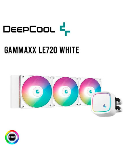 SISTEMA DE ENFRIAMIENTO LIQUIDO DEEPCOOL GAMMAXX LE720 WHITE ( R-LE720-WHAMMN-G-1 ) LED-ARGB