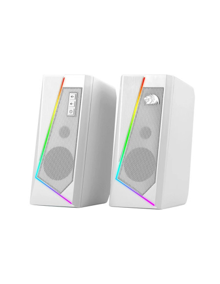 PARLANTE REDRAGON ANVIL ( GS520W ) WHITE | RETROILUMINACION RGB