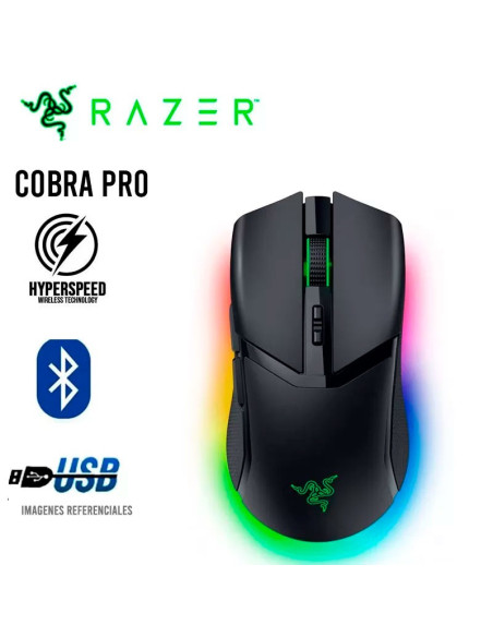 MOUSE RAZER COBRA PRO WIRELESS 30K DPI MULTI-DISPOSITIVO ( RZ01-04660100-R3U1 )