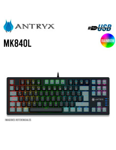 TECLADO ANTRYX MK840L ( AMK-840LKGBLR1-SP ) SWICH BLUE |...