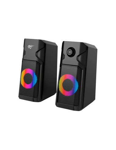 PARLANTE HAVIT SK204 USB-3.5MM | LED-RGB |3W