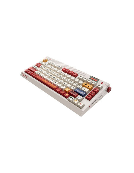 TECLADO GAMER THUNDEROBOT ONCE LEVEL UP  SWITCH GATERON YELLOW | WIRELESS - BT - WIRED | LED-RGB