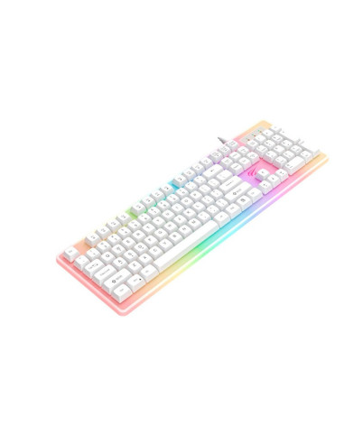 TECLADO HAVIT KB876L-SP WHITE | MEMBRANA - USB...