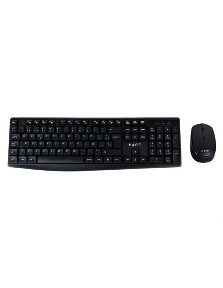 KIT HAVIT (KB278GCM-SP) NEGRO |WIRELESS|TECLADO + MOUSE