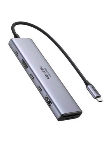HUB USB-C UGREEN CM511 7 EN 1 (45521) 2X USB-C/...