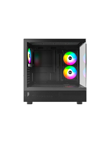 CASE MONTECH XR BLACK ( XR ) S/ FUENTE | VIDRIO...