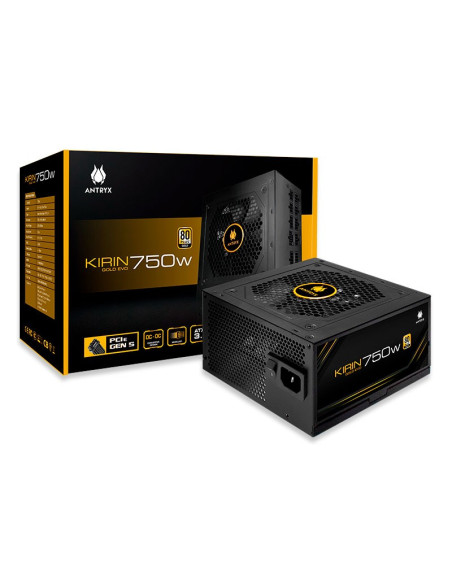 FUENTE DE PODER ANTRYX 750W KIRIN GOLD EVO ( GPX750S ) 80 PLUS GOLD| PCIE GEN 5 | FULL MODULAR