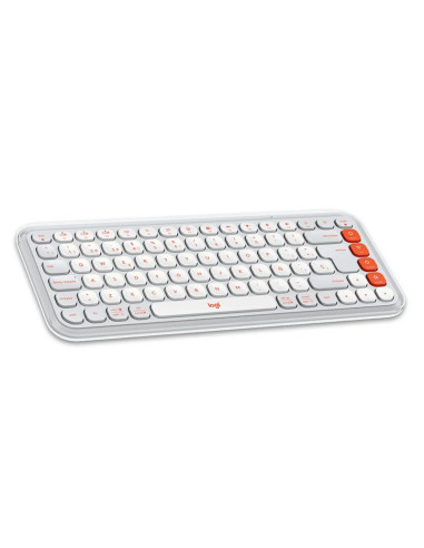 KIT TECLADO+ MOUSE LOGITECH POP ICON WHITE...