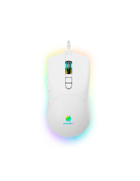 KIT GAMER ANTRYX GC-3100 X3 WHITE ( AGC-3100X3WRE-SP ) TECLADO + MOUSE + AUDIFONO | SWITCH RED
