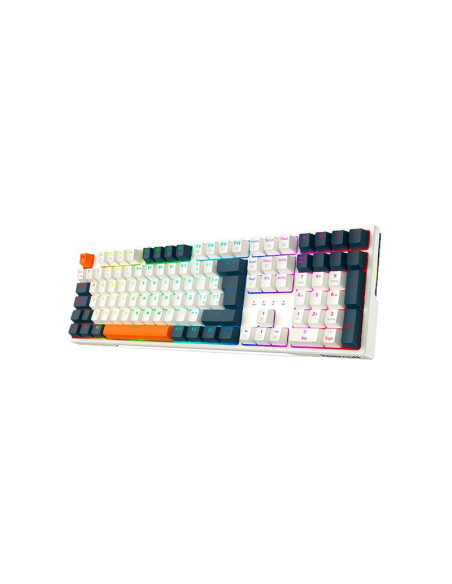 TECLADO GAMER REDRAGON TRUNDLE ( K668WBO-RGB ) SPAIN| LED-RGB | USB - C | SWITCH RED