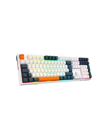 TECLADO GAMER REDRAGON TRUNDLE ( K668WBO-RGB ) SPAIN| LED-RGB | USB - C | SWITCH RED