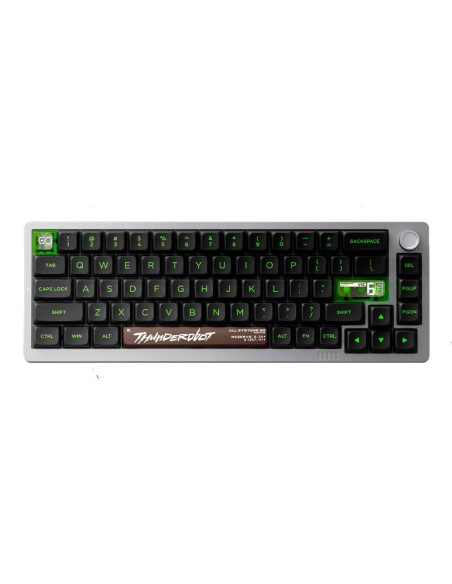 TECLADO GAMER THUNDEROBOT ( VIC68 ) SILVER MAGNETICO | SWITCH GATERON PRO SILVER | LED-RGB