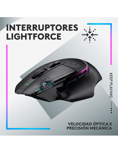 MOUSE LOGITECH G502 X PLUS ( 910-006160 )...