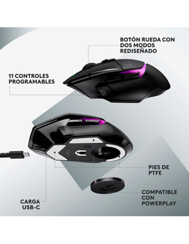 MOUSE LOGITECH G502 X PLUS ( 910-006160 )...
