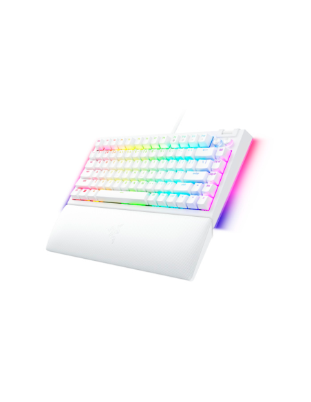 TECLADO RAZER BLACKWIDOW V4 75% WHITE (RZ03-05001700-R3M1) SWITCH ORANGE