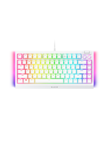 TECLADO RAZER BLACKWIDOW V4 75% WHITE...