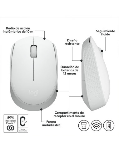 MOUSE LOGITECH M170 ( 910-006864 ) WIRELESS |...