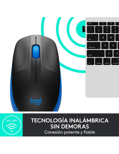 MOUSE LOGITECH M190 (910-005903) WIRELESS...