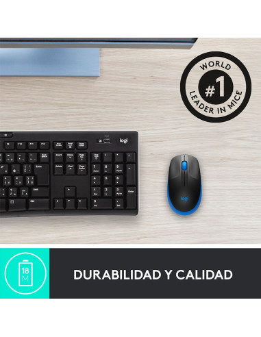 MOUSE LOGITECH M190 (910-005903) WIRELESS...