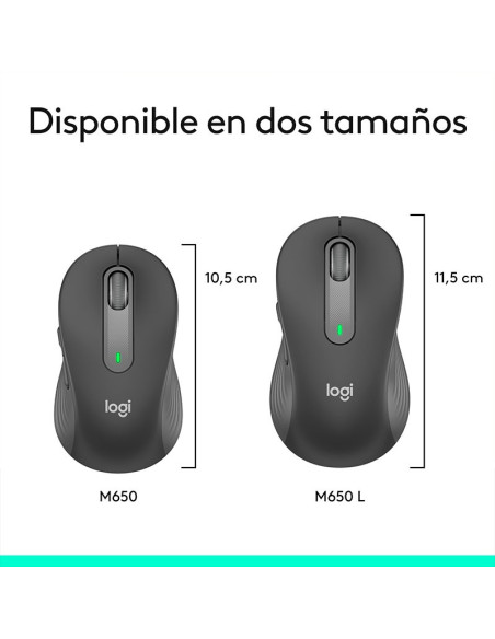 MOUSE LOGITECH SIGNATURE M650 L LEFT ( 910-006234 ) WIRELESS - BLUETOOTH | SMARTWHEEL