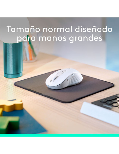 MOUSE LOGITECH SIGNATURE M650 L SILET WHITE ( 910-006233 ) WIRELESS | BLUETOOTH
