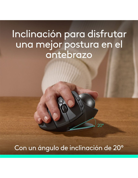 MOUSE LOGITECH MX ERGO S ( 910-007261 ) WIRELESS - BT | TRACKBALL | BLACK