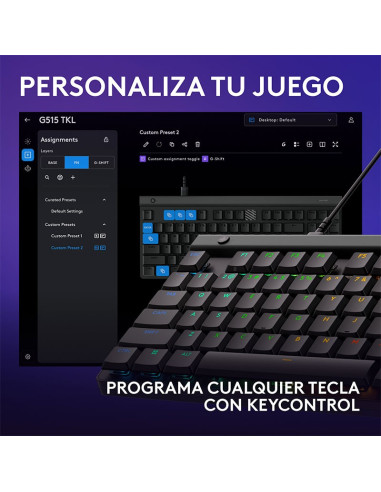 TECLADO LOGITECH G515 TKL ( 920-012868 ) BLACK...